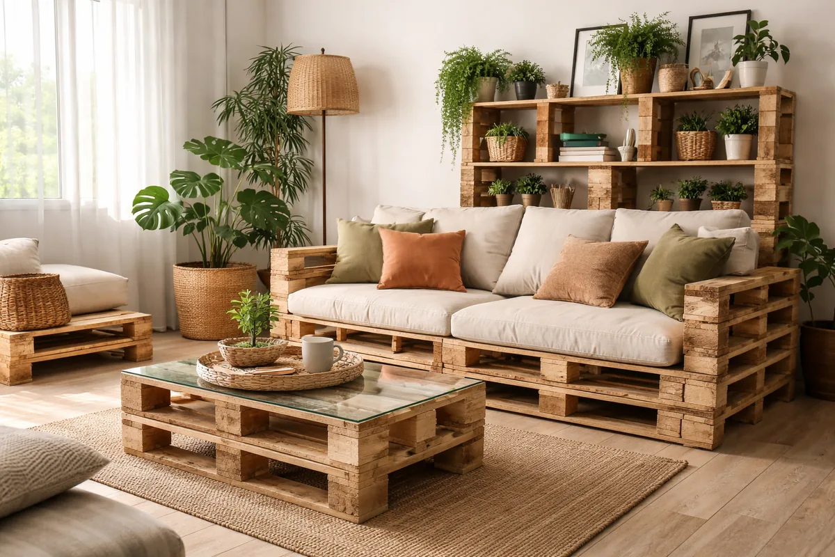 Comment intégrer des palettes dans l'aménagement intérieur et favoriser le recyclage